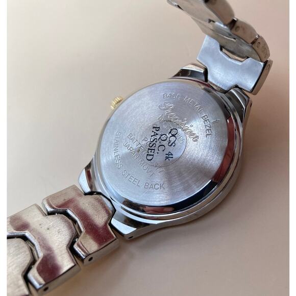 Vintage Precision by Gruen Men Women Genuine Diamond Quartz Analog Watch GP5054P - Picture 3 of 7